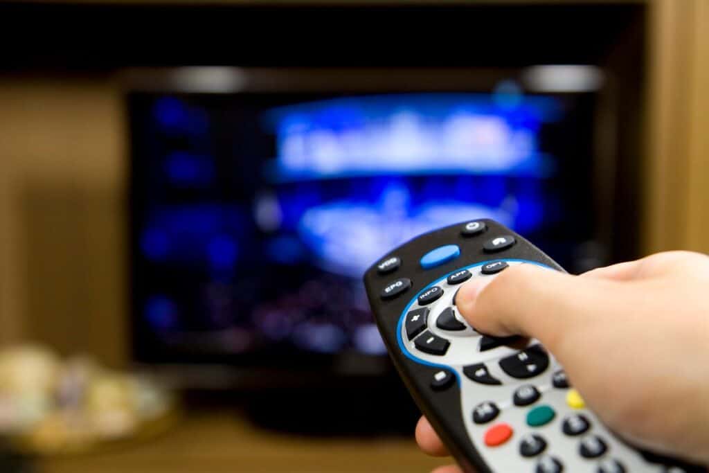 TV remote pointed at screen for ITV soaps schedule 12th to 16th October 2026 and spoilers.